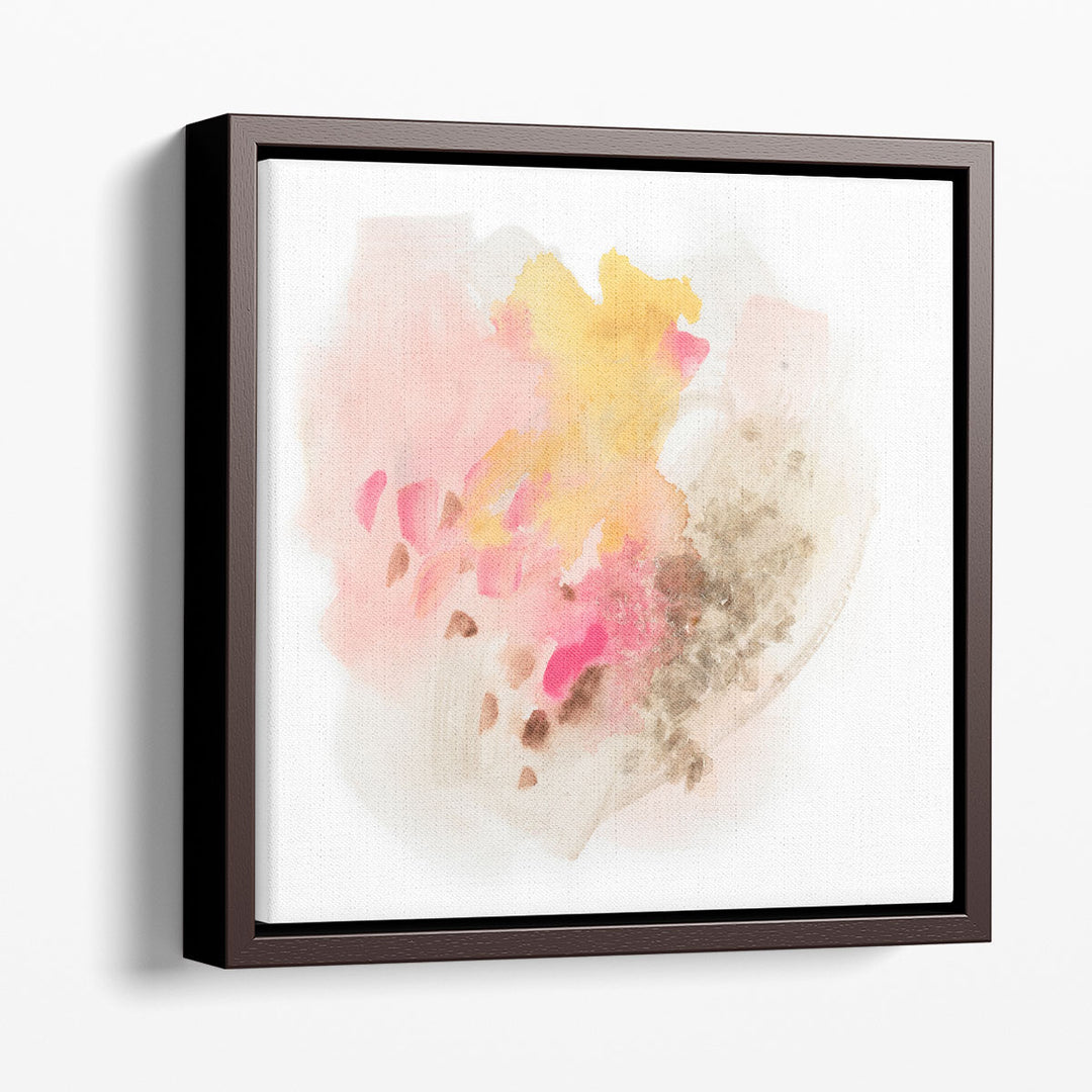 Watercolor Abstract Canvas Art delicate brushstrokes