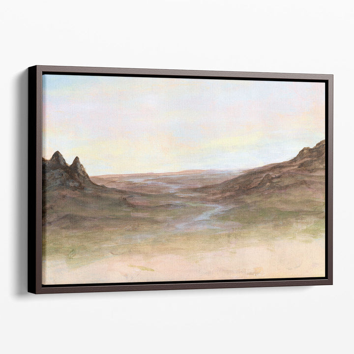 Brown Landscape canvas prints with earthy details