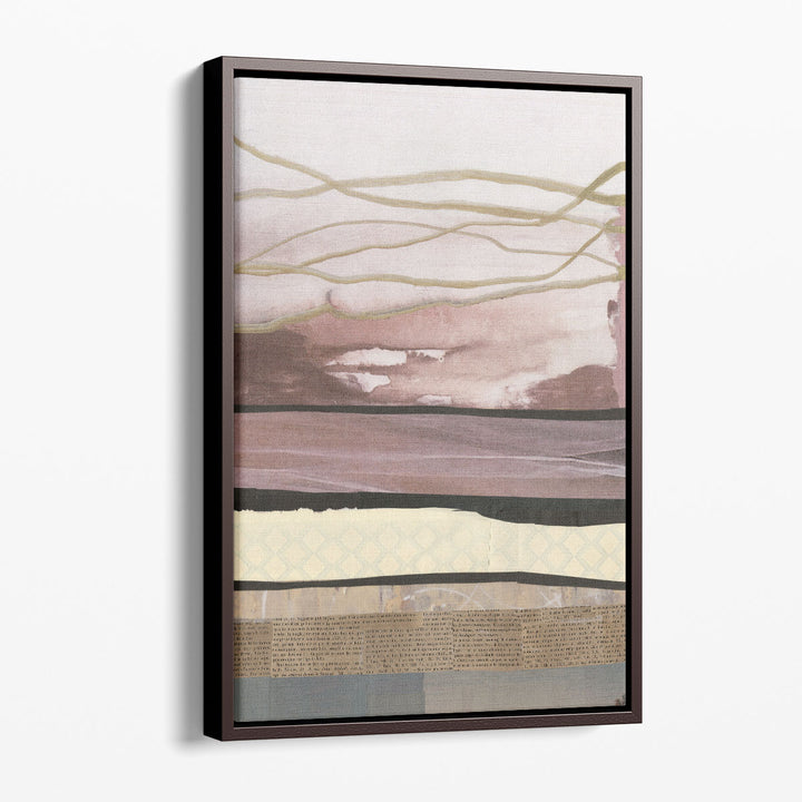 Watercolor Abstract Canvas Art fluid brushstrokes