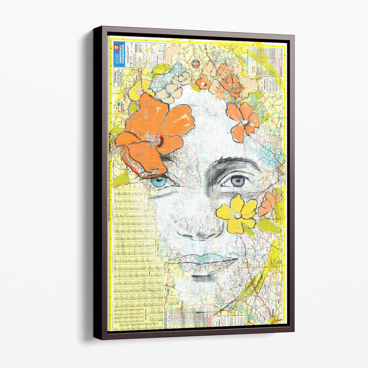 Face Abstract Art modern stylized portrait