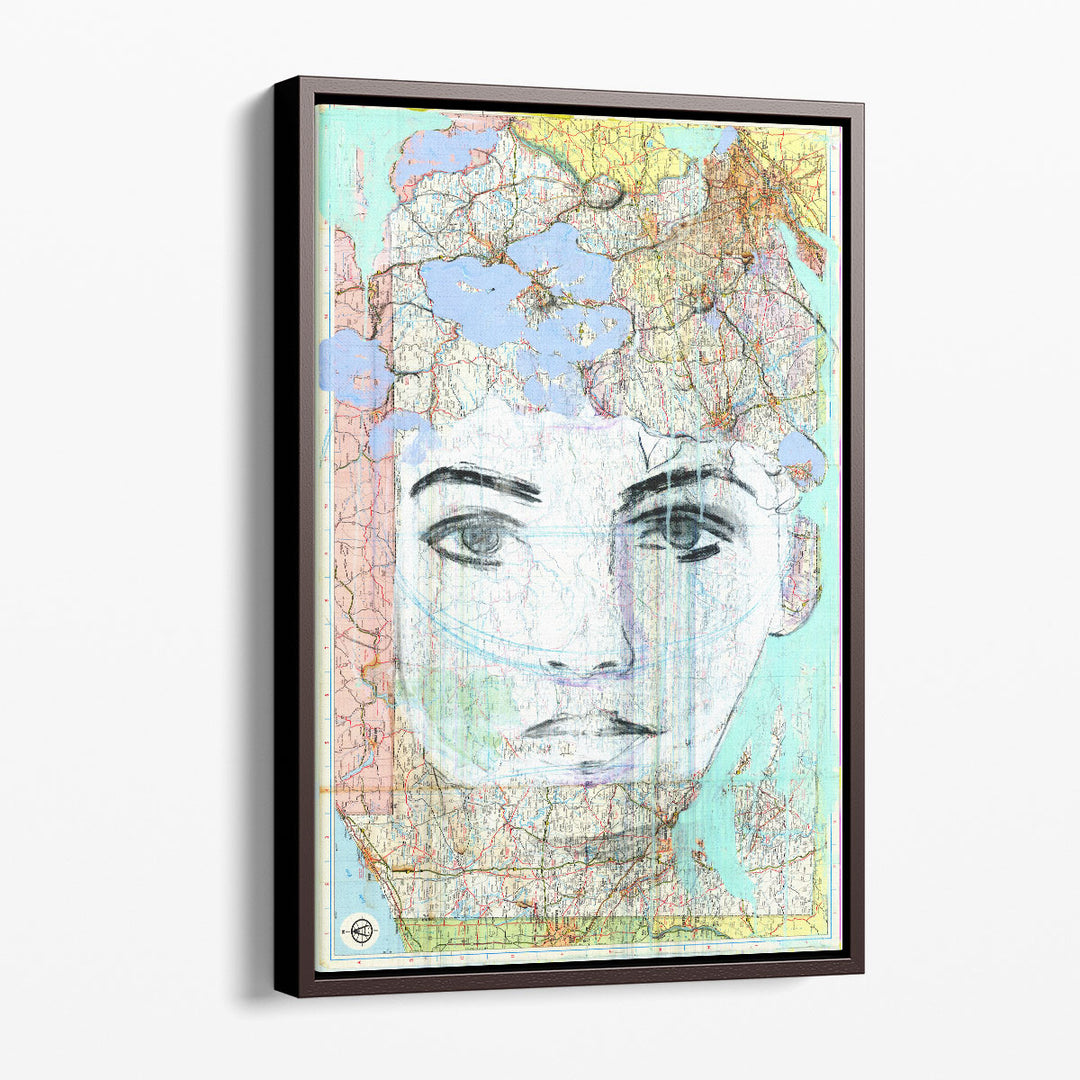 Floral Abstract Canvas Art modern botanical blooms