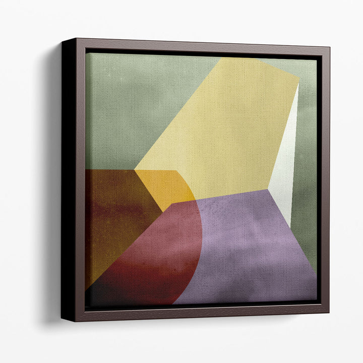 Geometric Wall Decor intersecting shapes detail