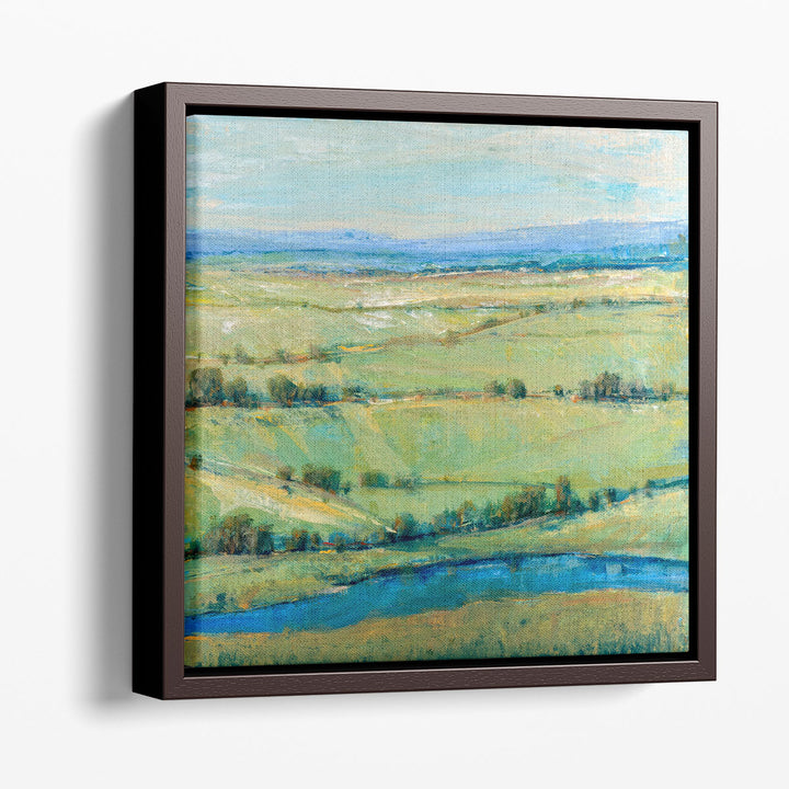 Scenic country prints with rural landscape