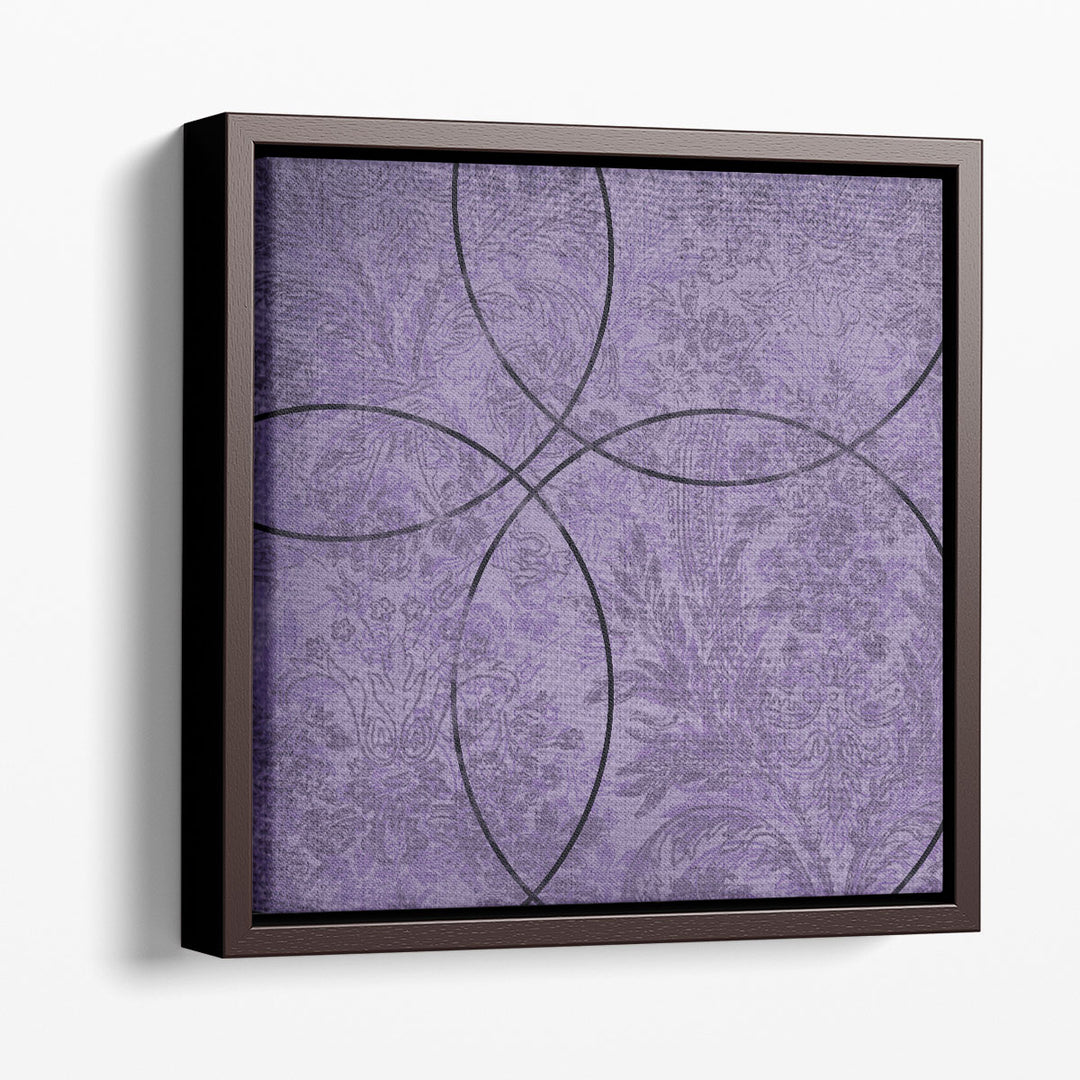 Vibrant Purple Square 4 - Canvas Print Wall Art