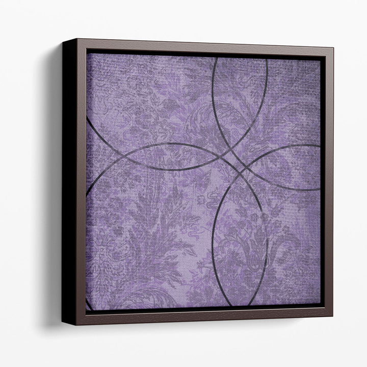 Vibrant Purple Square - Canvas Print Wall Art