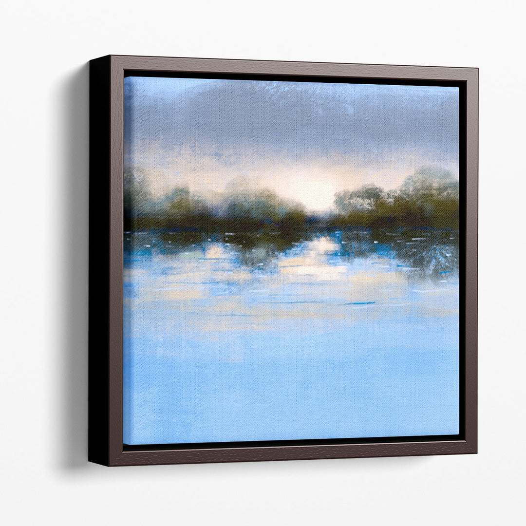 Blue Landscape Canvas Prints tranquil horizon scene
