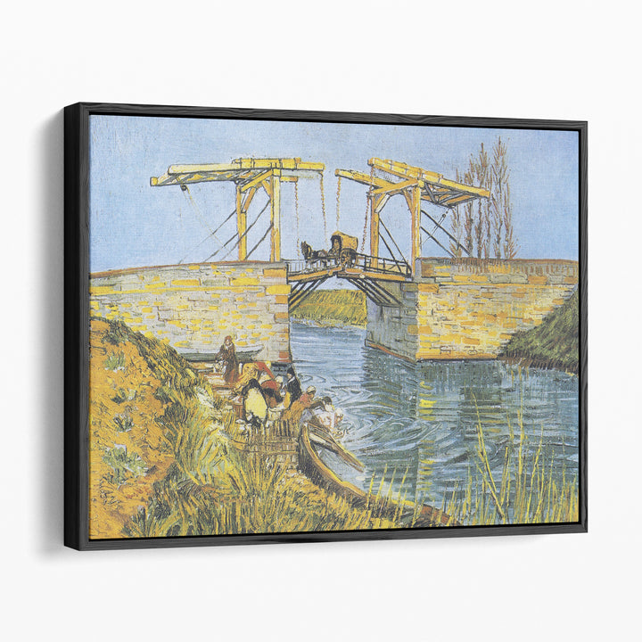 The Langlois Bridge at Arles with Women Washing, 1888 - Canvas Print Wall Art