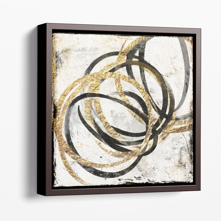 black and gold wall art metallic shimmer