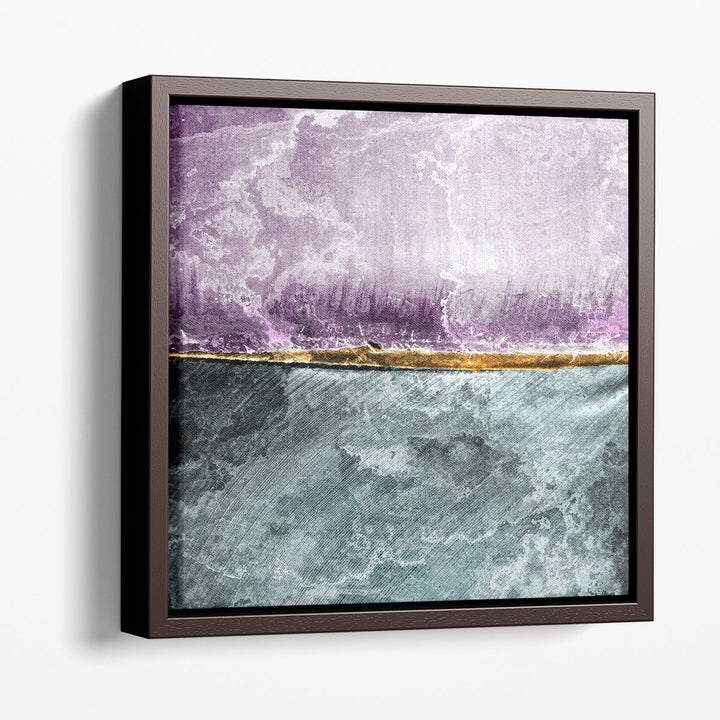 Abstract wall art muted geometric shapes