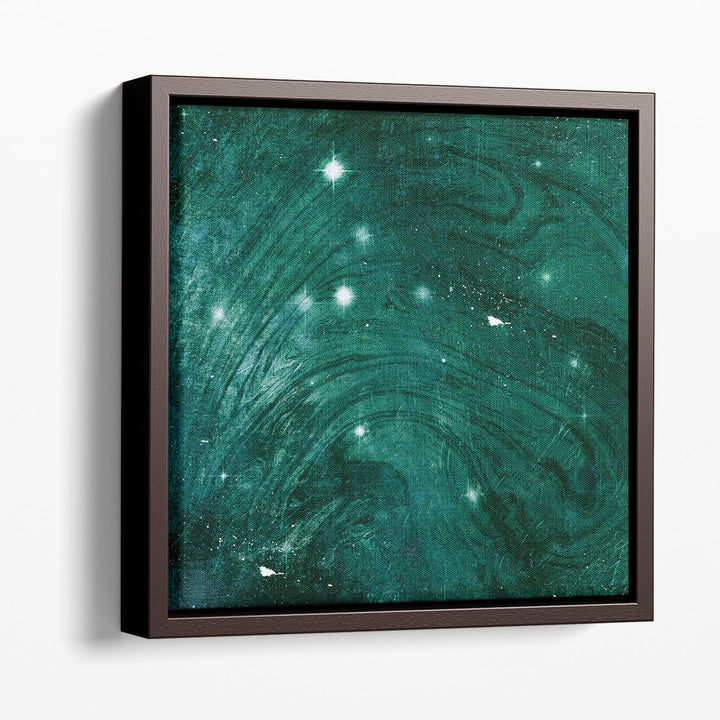 Minimalist prints with green accents