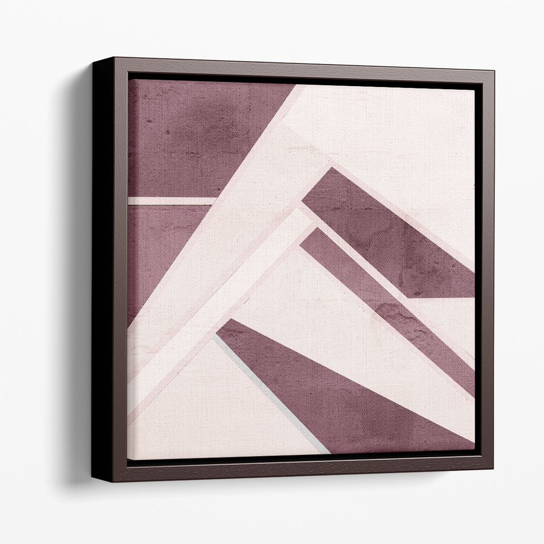 Plum Geo - Canvas Print Wall Art