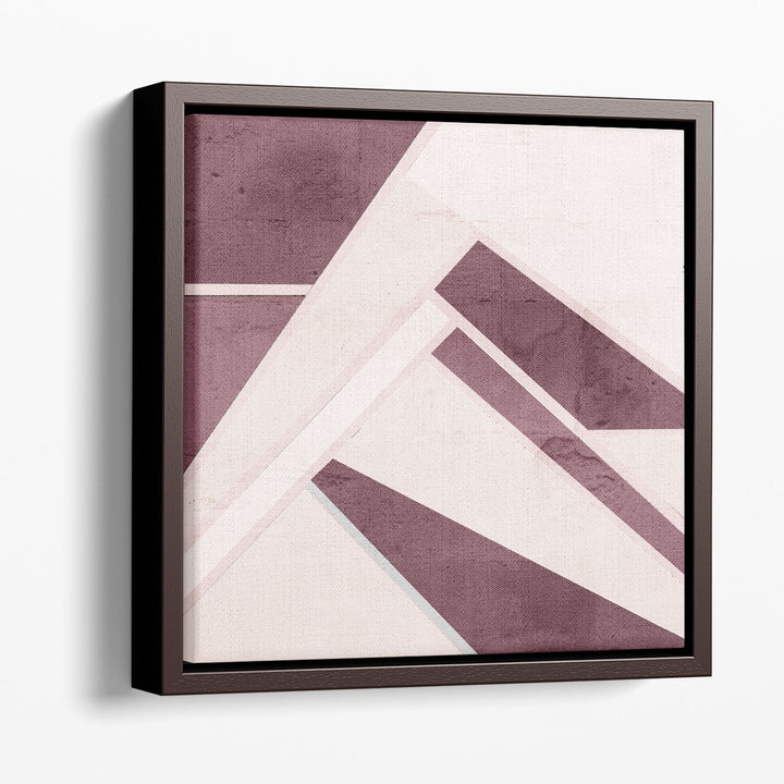 Plum Geo - Canvas Print Wall Art