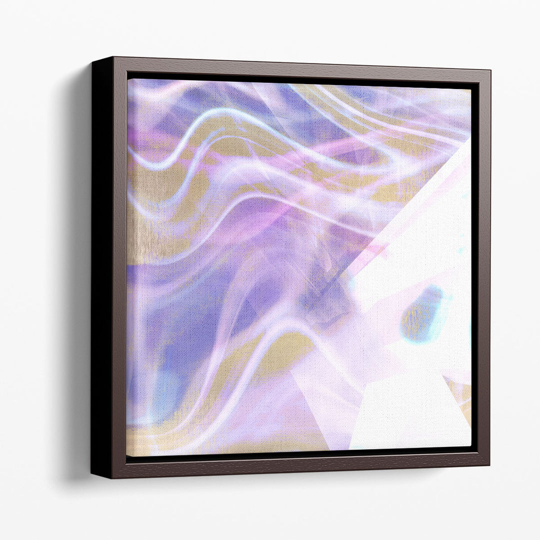 Modern living room purple room decor canvas
