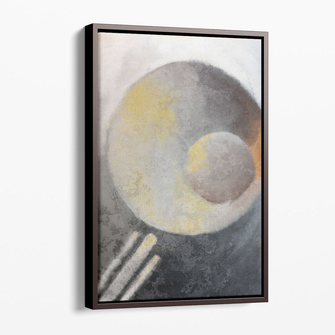 Concrete Circle 1 - Canvas Print Wall Art