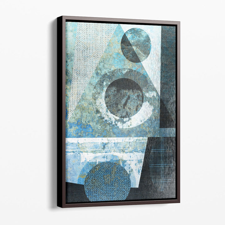 Framed pictures for living room with modern shapes