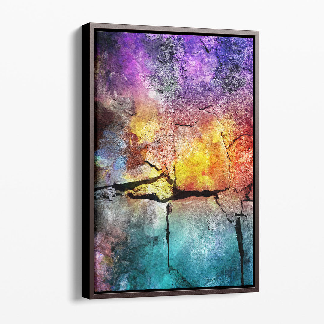 Rock wall art nature-inspired poster