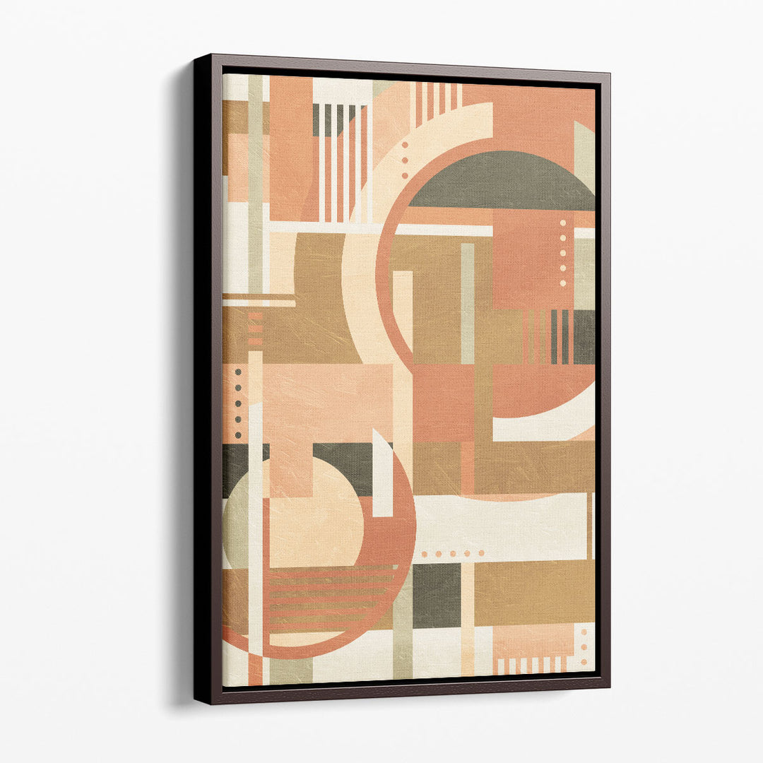 Geo Puzzle Boho Style - Canvas Print Wall Art