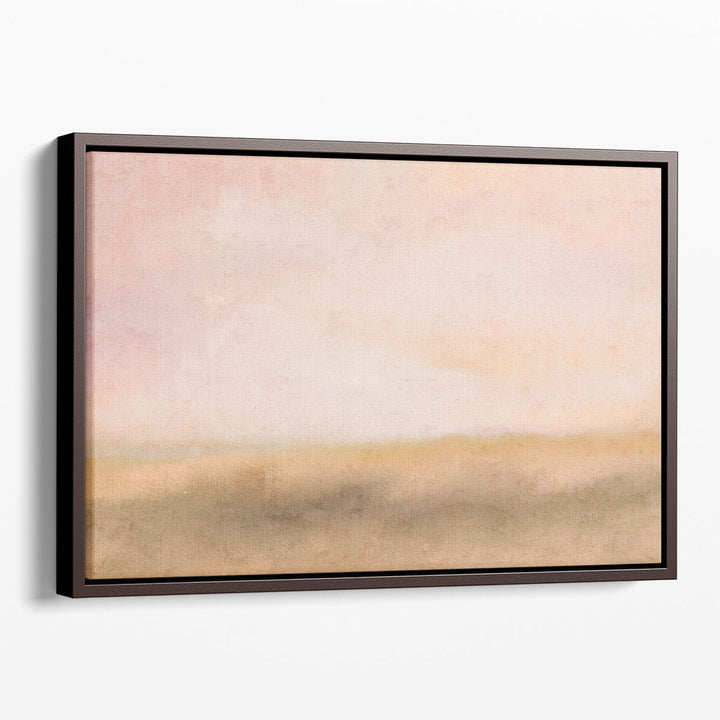 Abstract canvas prints minimalist dusk motif
