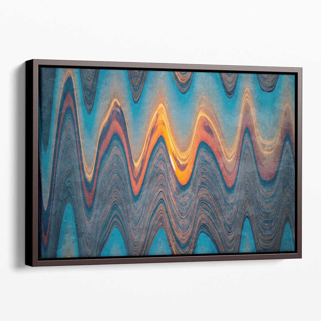 modern art wall decor shimmering textured print