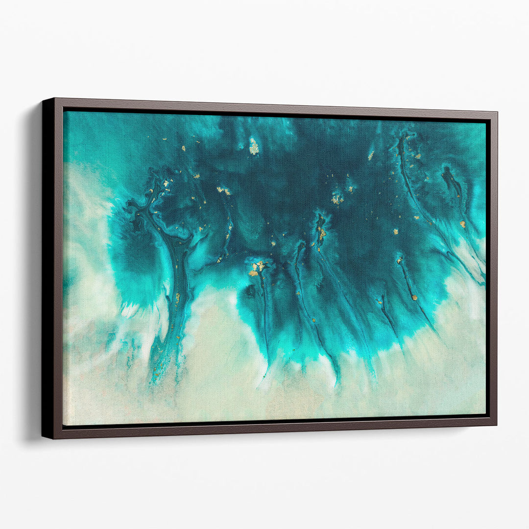 Aqua Echoes - Canvas Print Wall Art