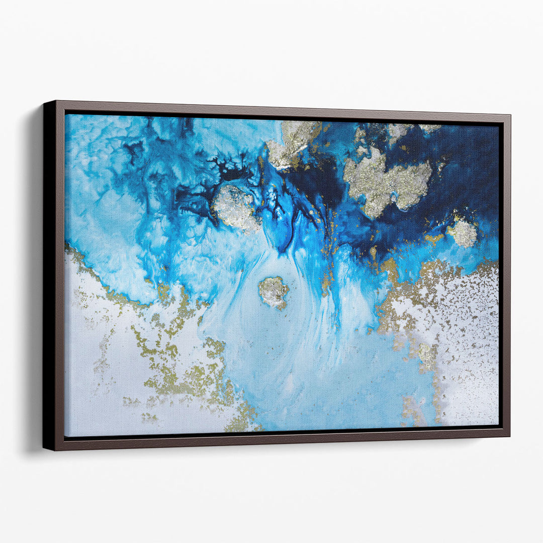 Textured canvas prints with fluid design
