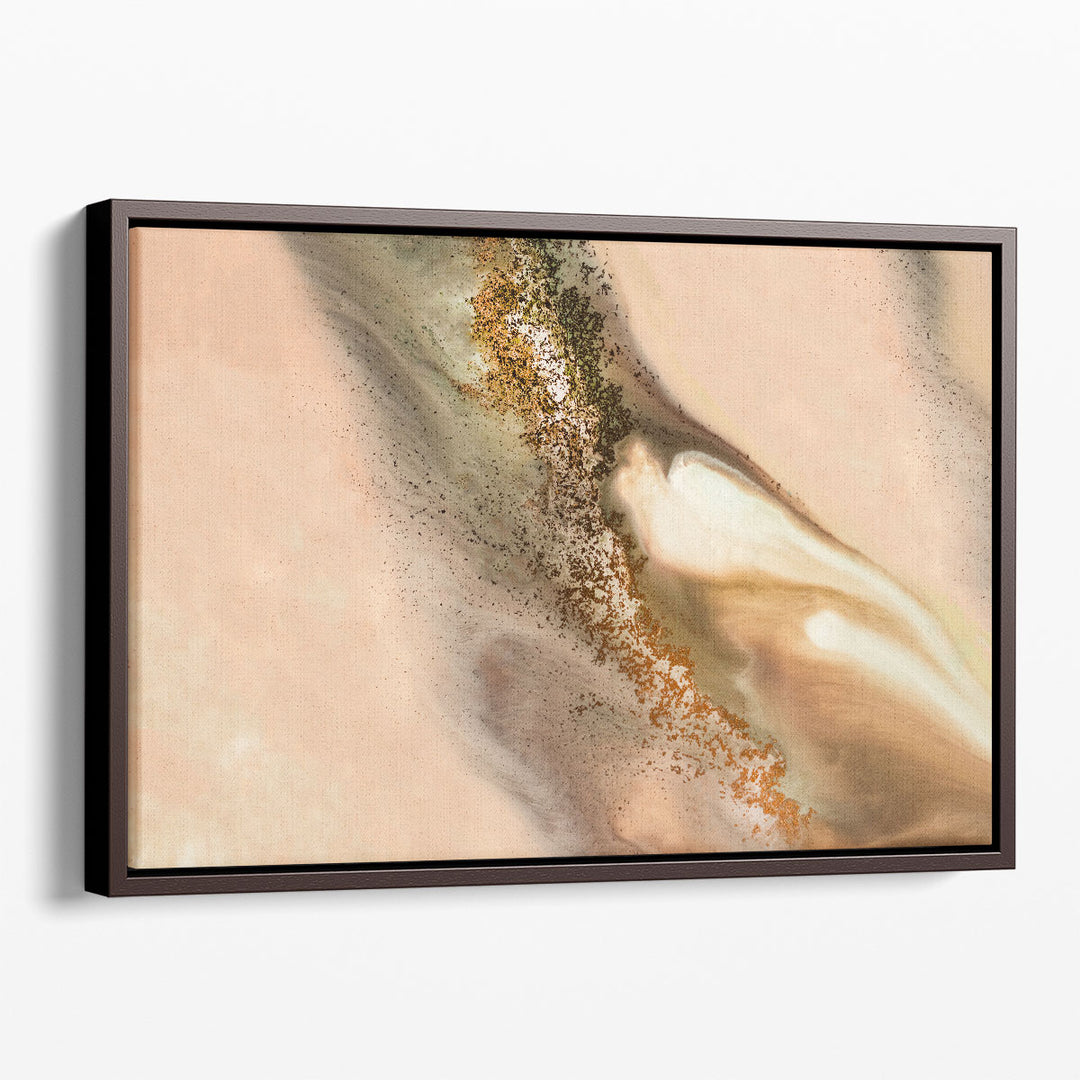 Textured canvas prints in soft neutrals