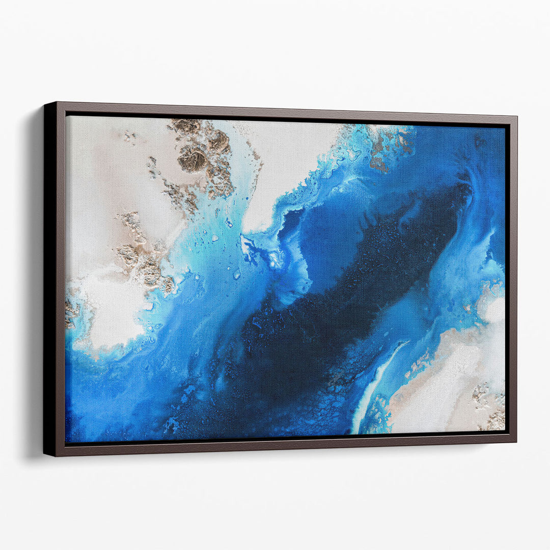 Sapphire Depths - Canvas Print Wall Art