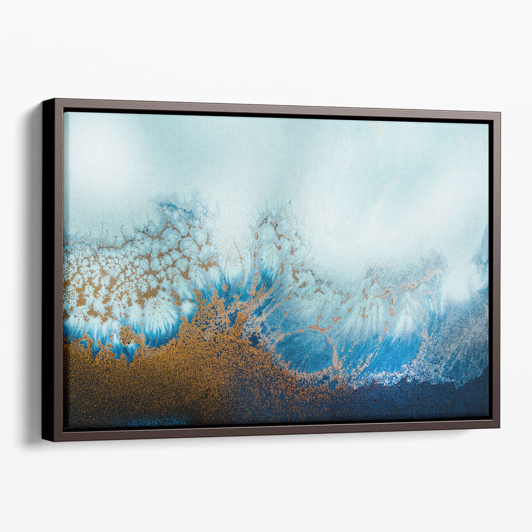 Abstract Sunrise Wall Art warm gradient sky