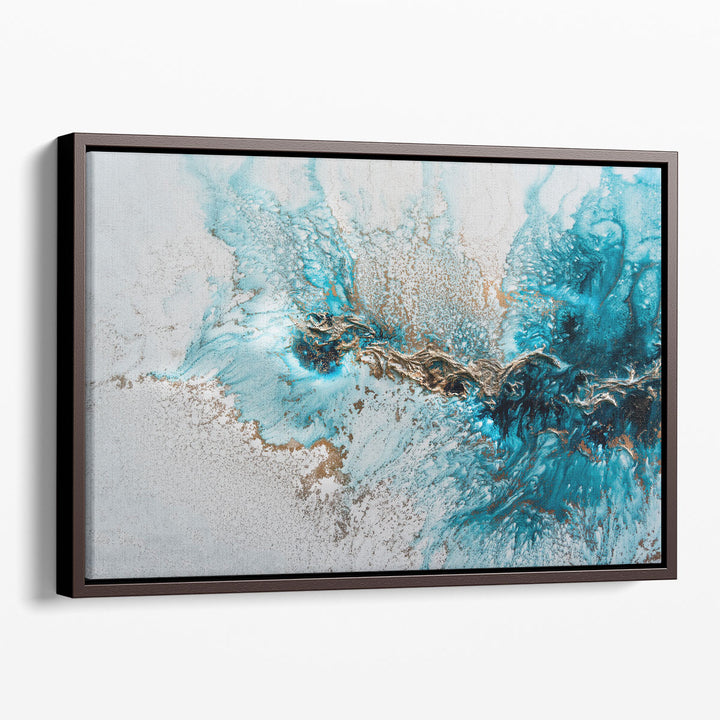 Oversized Abstract Art Prints – large contemporary blue design