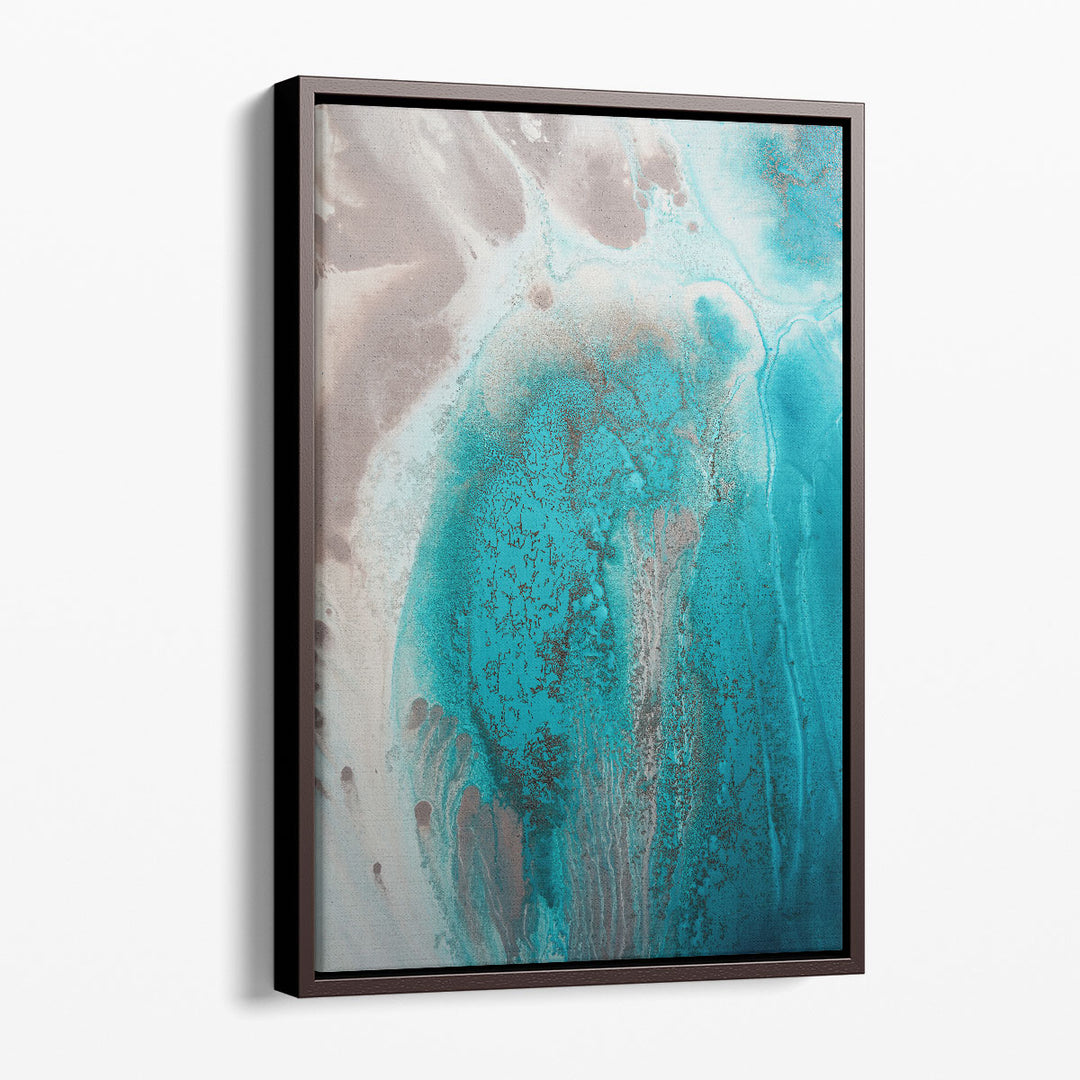 Coral Sea Flow 1 - Canvas Print Wall Art