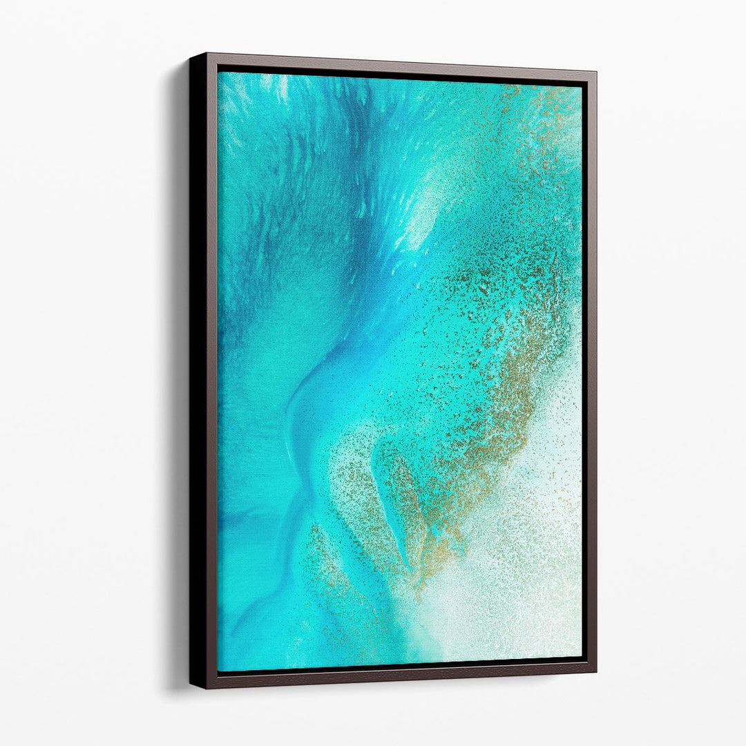Turquoise Tranquility - Canvas Print Wall Art