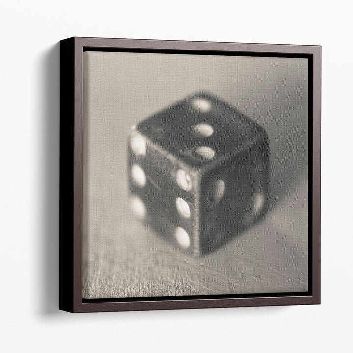 Old Dice, Close-up - Canvas Print Wall Art