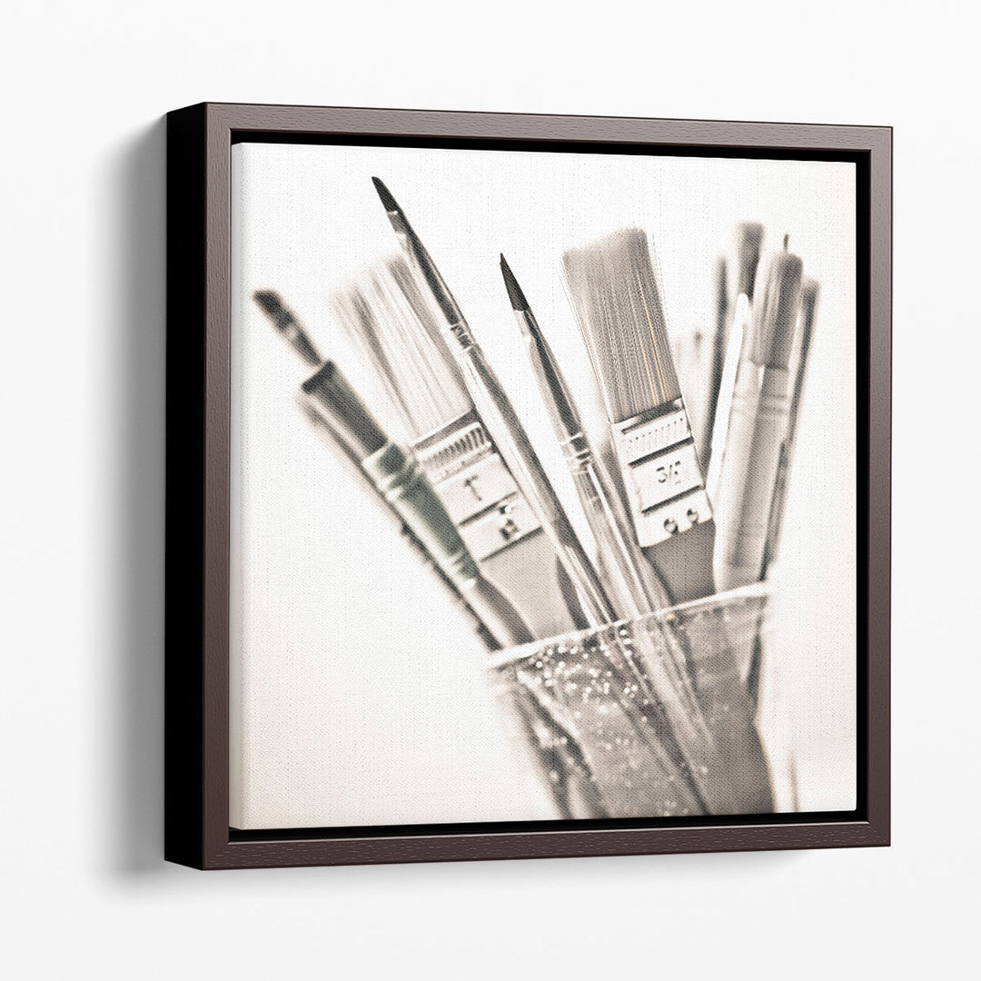 Paint Brushes - Canvas Print Wall Art