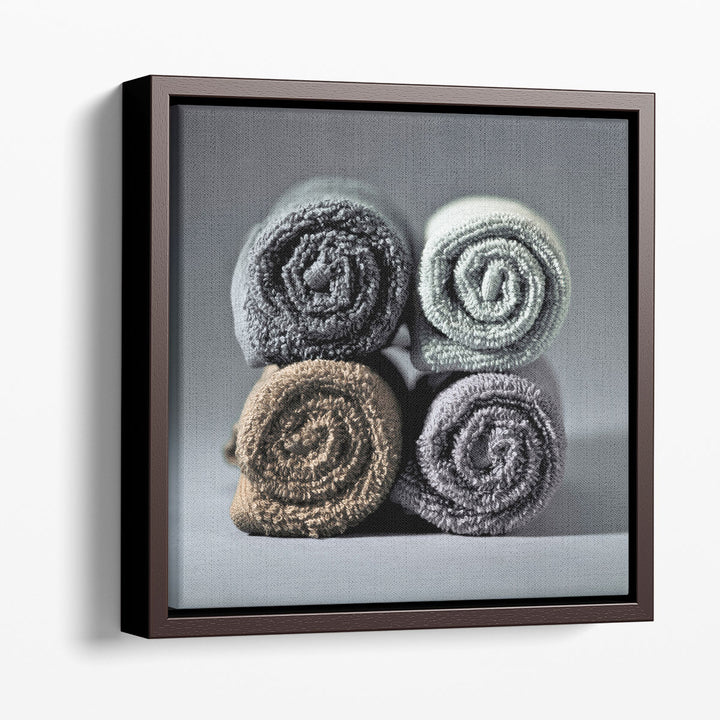 Rolled Towels - Canvas Print Wall Art