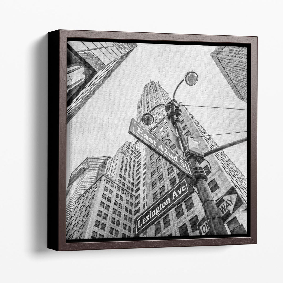 Chrysler Building in New York City - Canvas Print Wall Art