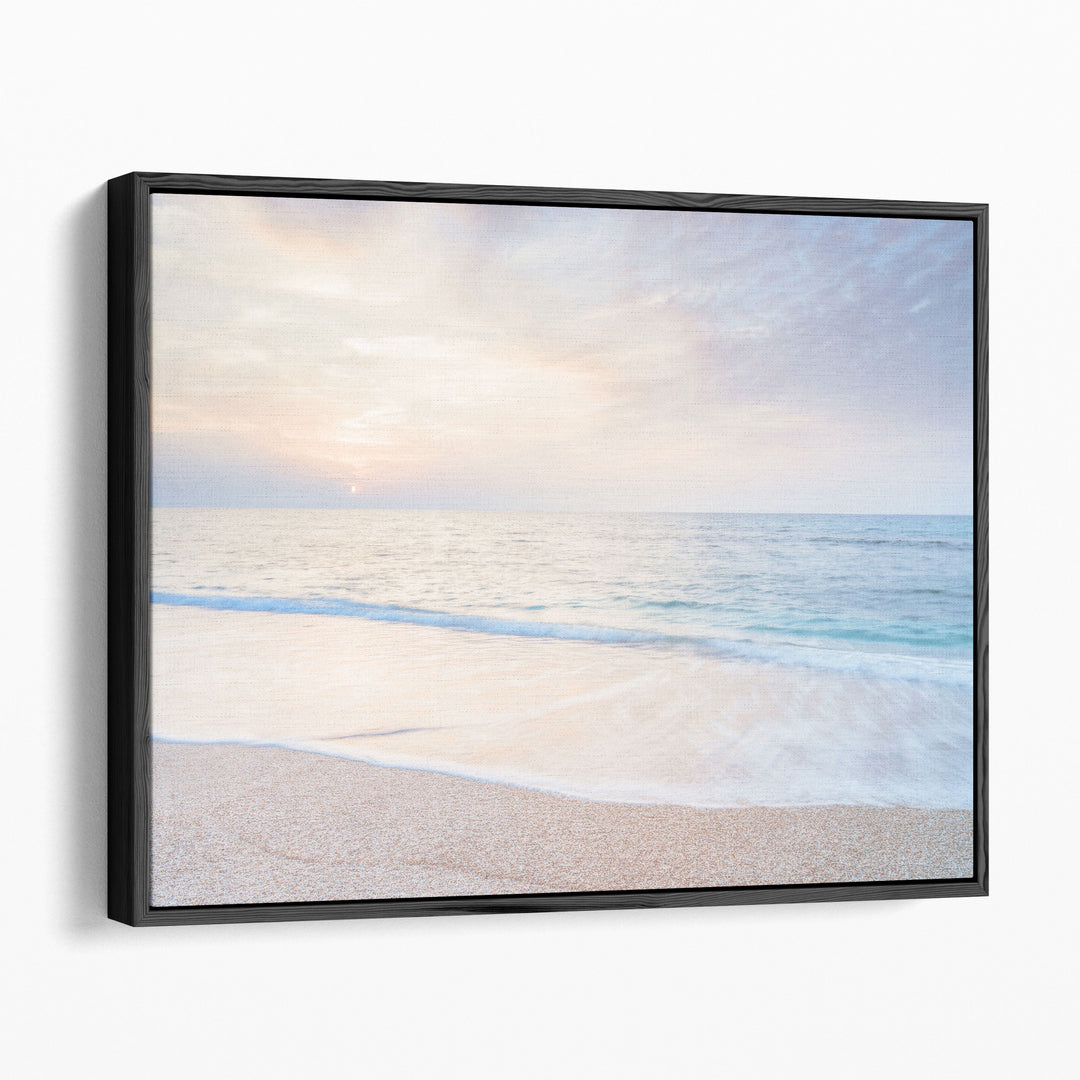 Calm Beach At Sunset - Canvas Print Wall Art
