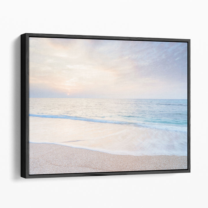 Calm Beach At Sunset - Canvas Print Wall Art