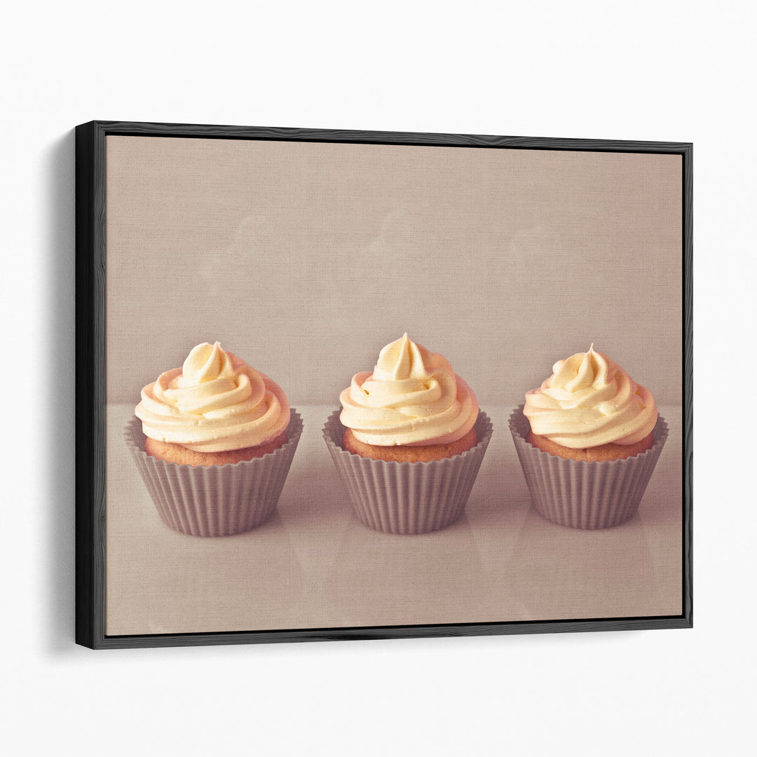 still life prints – brown cupcake close-up