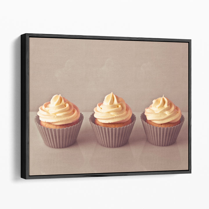 still life prints – brown cupcake close-up