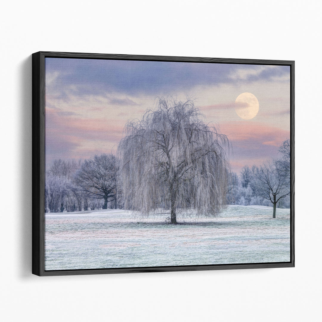 Neutral landscape wall art for living room