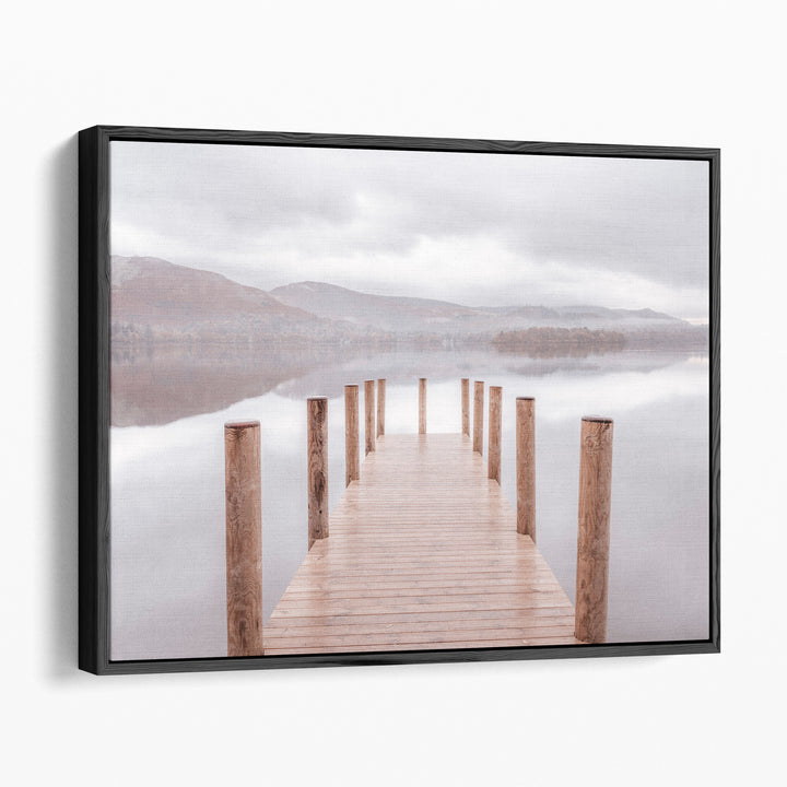Derwentwater Pier I - Canvas Print Wall Art
