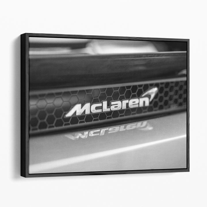 Mclaren Car Logo - Canvas Print Wall Art