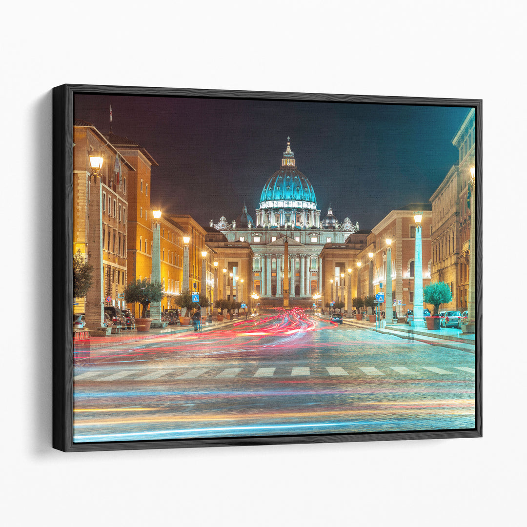 St Peter's Square, Rome, Italy - Canvas Print Wall Art