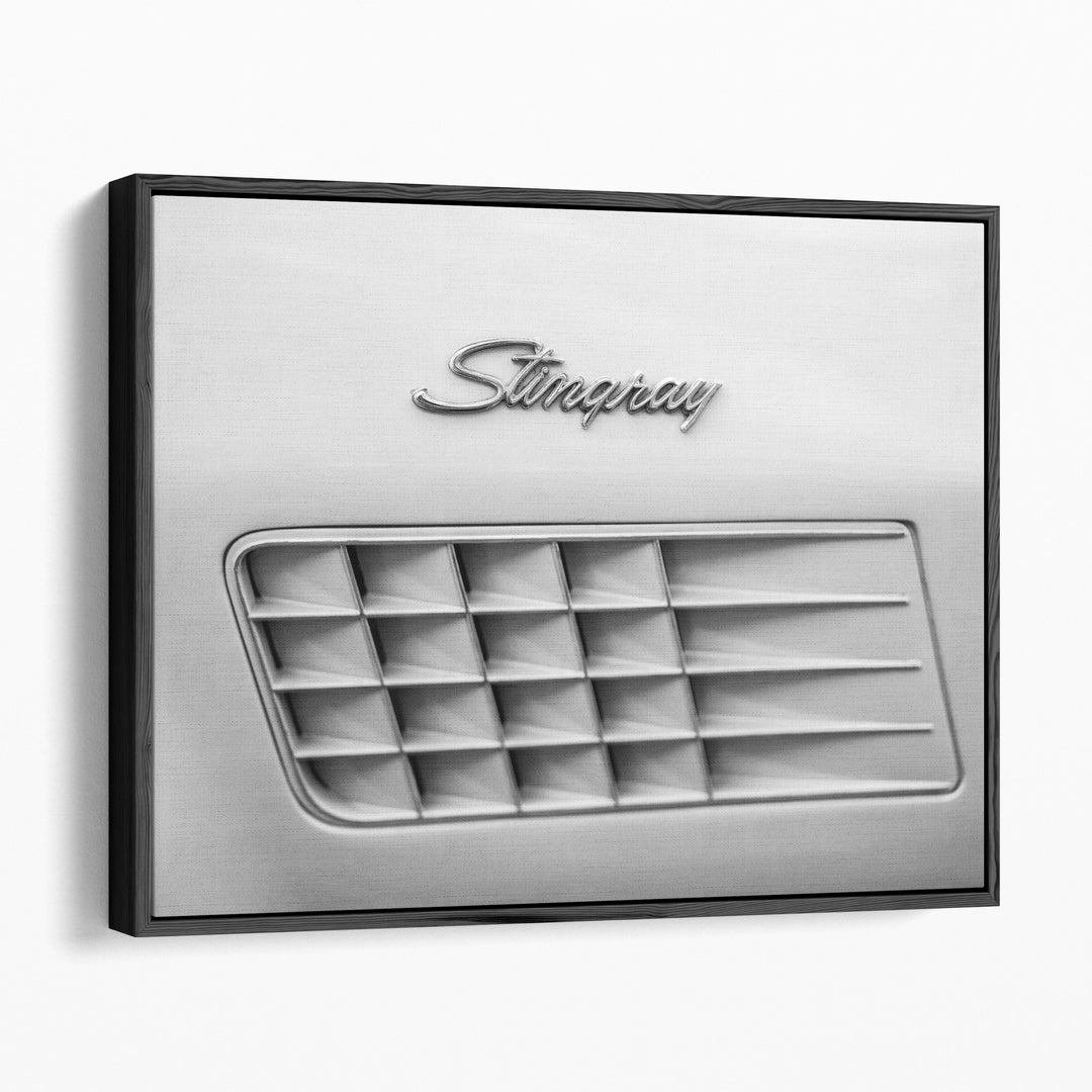 Stingray Car Logo - Canvas Print Wall Art