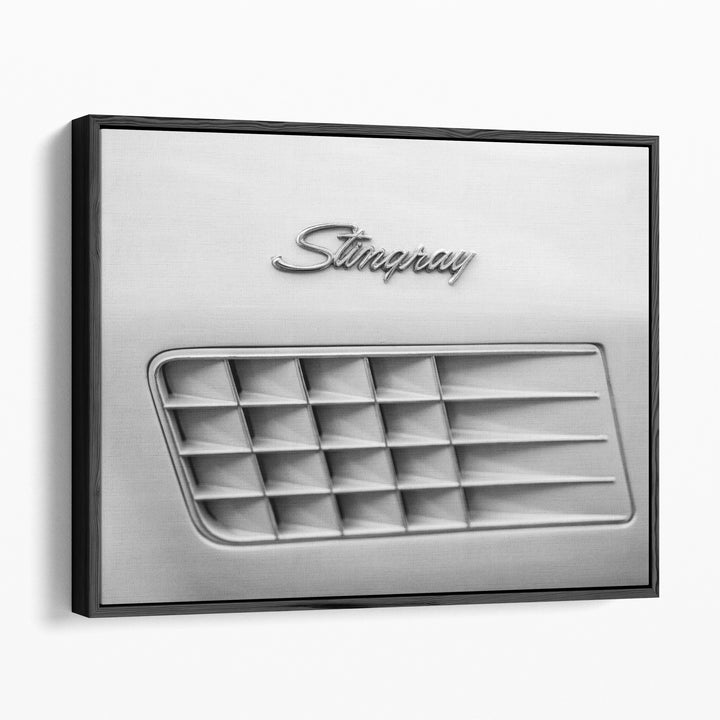 Stingray Car Logo - Canvas Print Wall Art