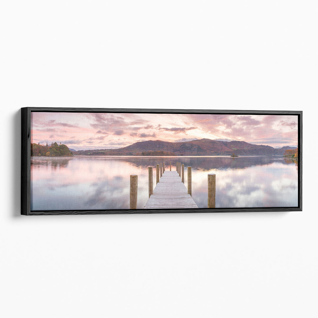 Derwentwater Pier III - Canvas Print Wall Art
