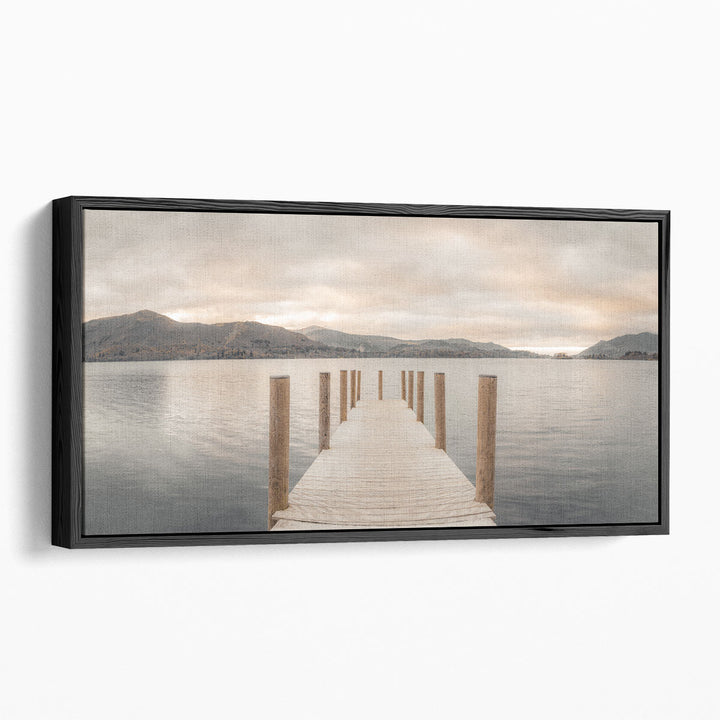 Derwentwater Pier, Lake District - Canvas Print Wall Art