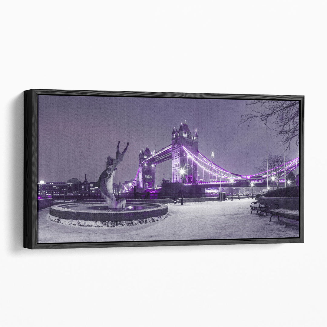 Dolphin Fountain , London - Canvas Print Wall Art
