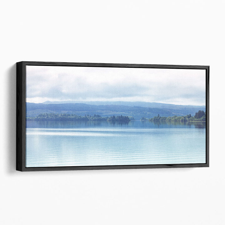 Scenic landscape photography of blue lake