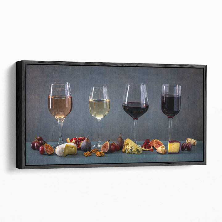Wine Glasses 1 - Canvas Print Wall Art